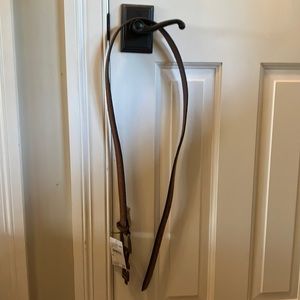 Trafalgar Mens 42” Brown Leather Belt